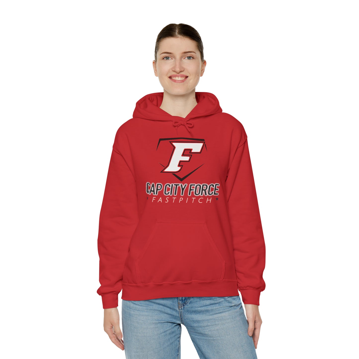 Cap City Force Fastpitch Logo, Unisex Heavy Blend™ Hooded Sweatshirt