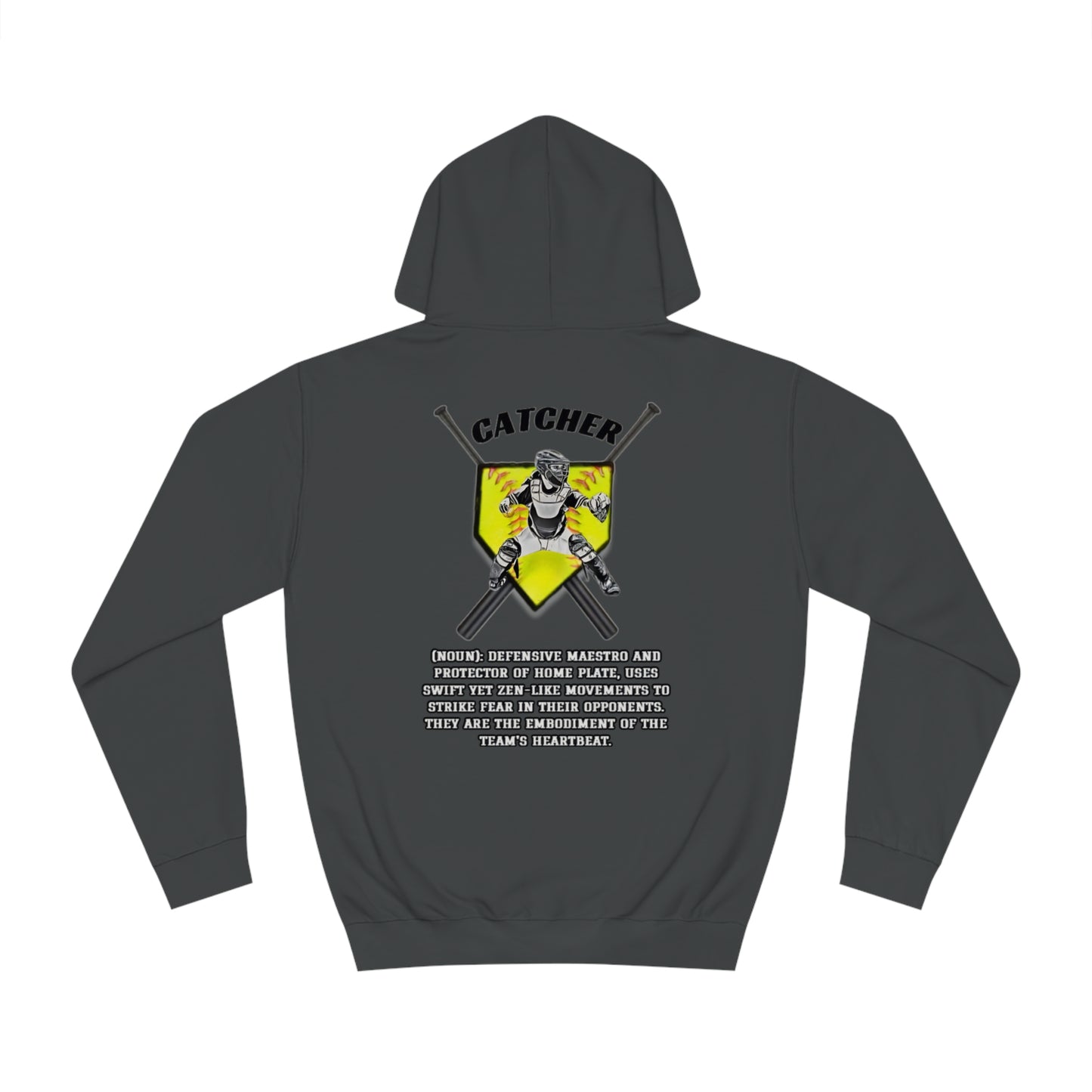 Cap City Force Softball Catcher Dictionary Description Unisex College Hoodie