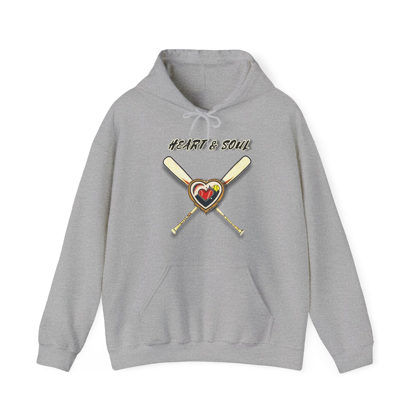 Heart & Soul Softball, Unisex Heavy Blend™ Hooded Sweatshirt