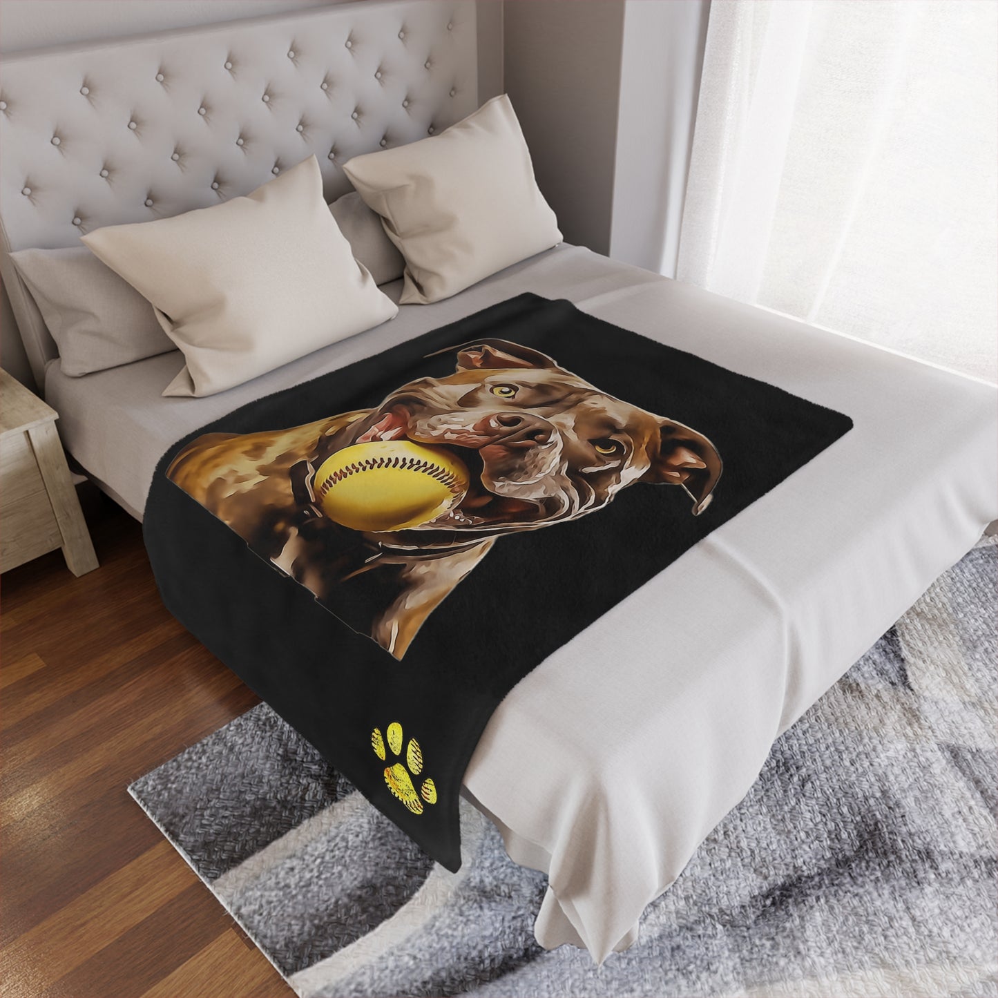 Pitbull Minky Blanket