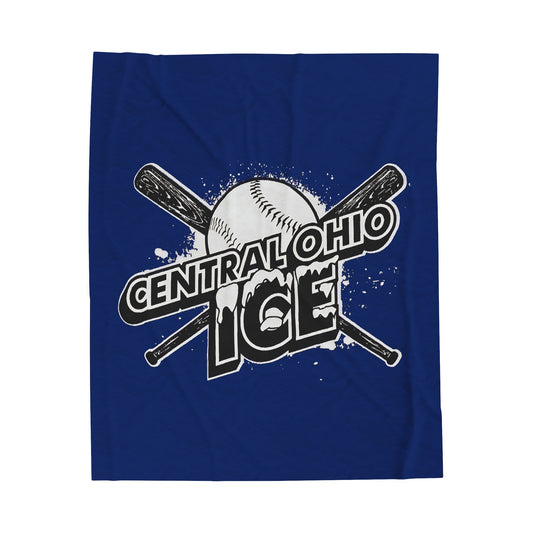 Central Ohio Ice Velveteen Plush Blanket