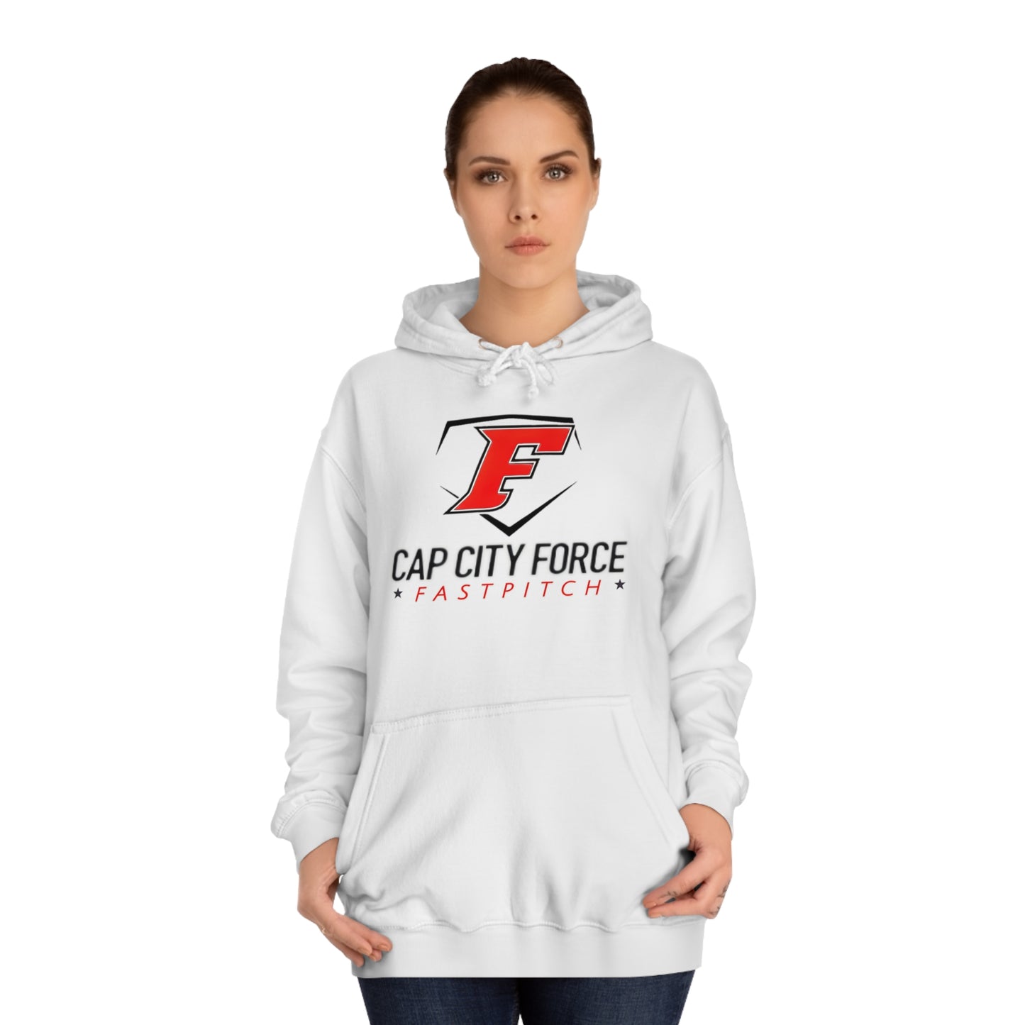 Cap City Force Softball Catcher Dictionary Description Unisex College Hoodie