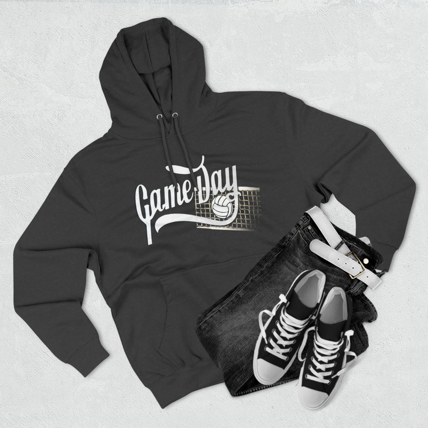 Game Day Volleyball Three-Panel Fleece Hoodie