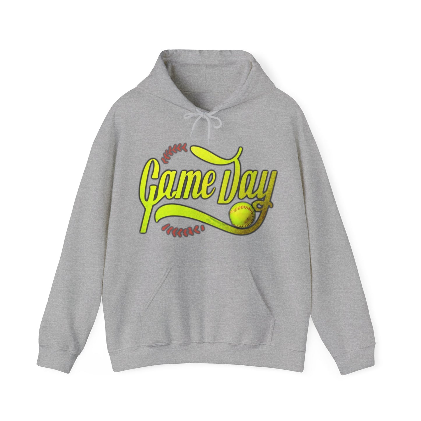 Game Day Softball, Unisex Heavy Blend™ Hooded Sweatshirt