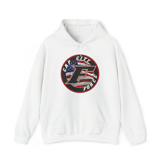 Cap City Force Exclusive 23/24 season Flag Logo, Unisex Heavy Blend™ Hooded Sweatshirt