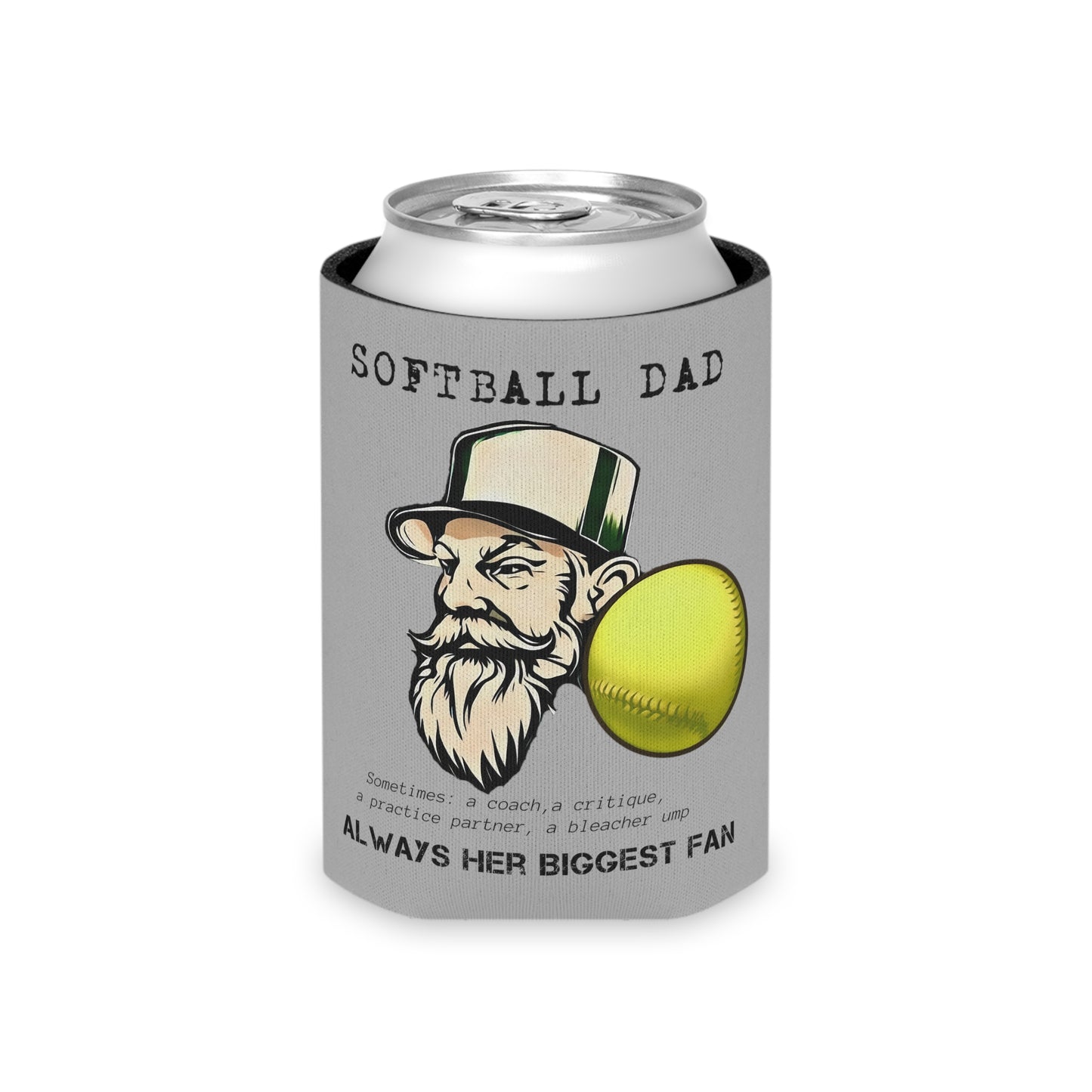 Softball Dad Can Cooler