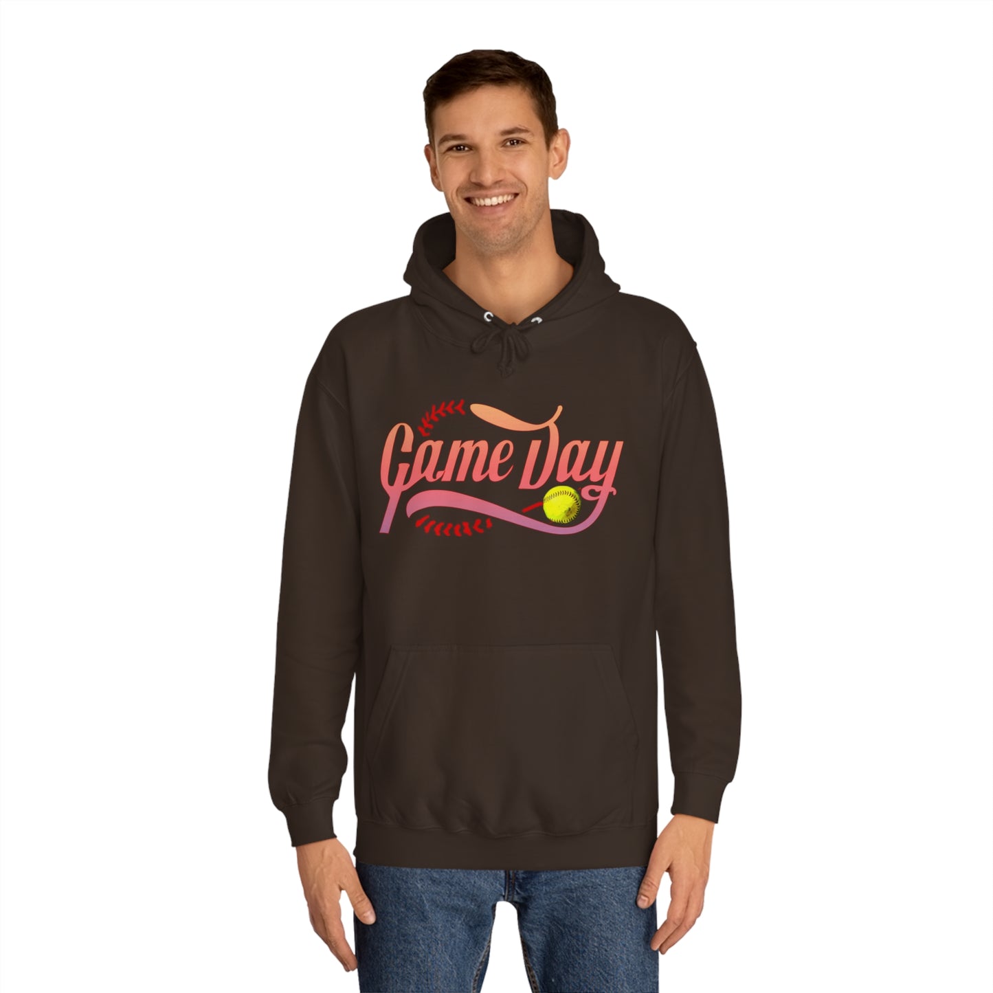 Game Day Softball Sweatshirt - The Perfect Blend of Style and Comfort for the Ball Field, Unisex College Hoodie