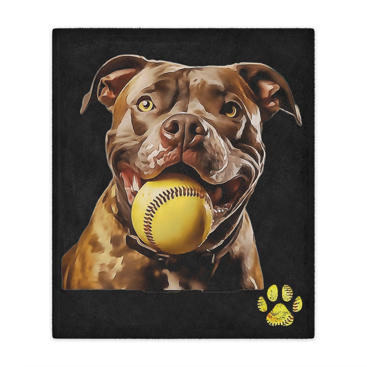 Pitbull Minky Blanket