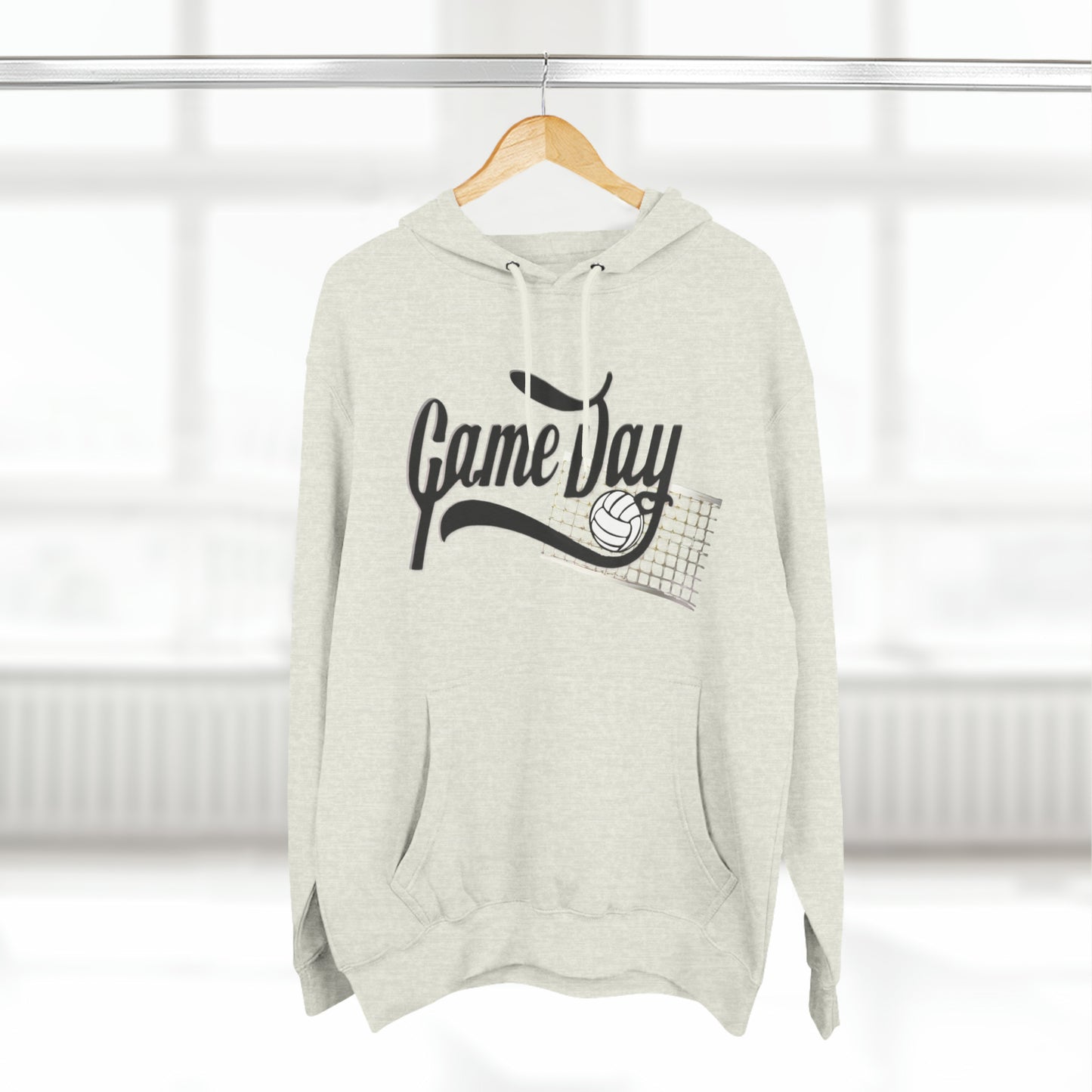 Game Day Volleyball Three-Panel Fleece Hoodie