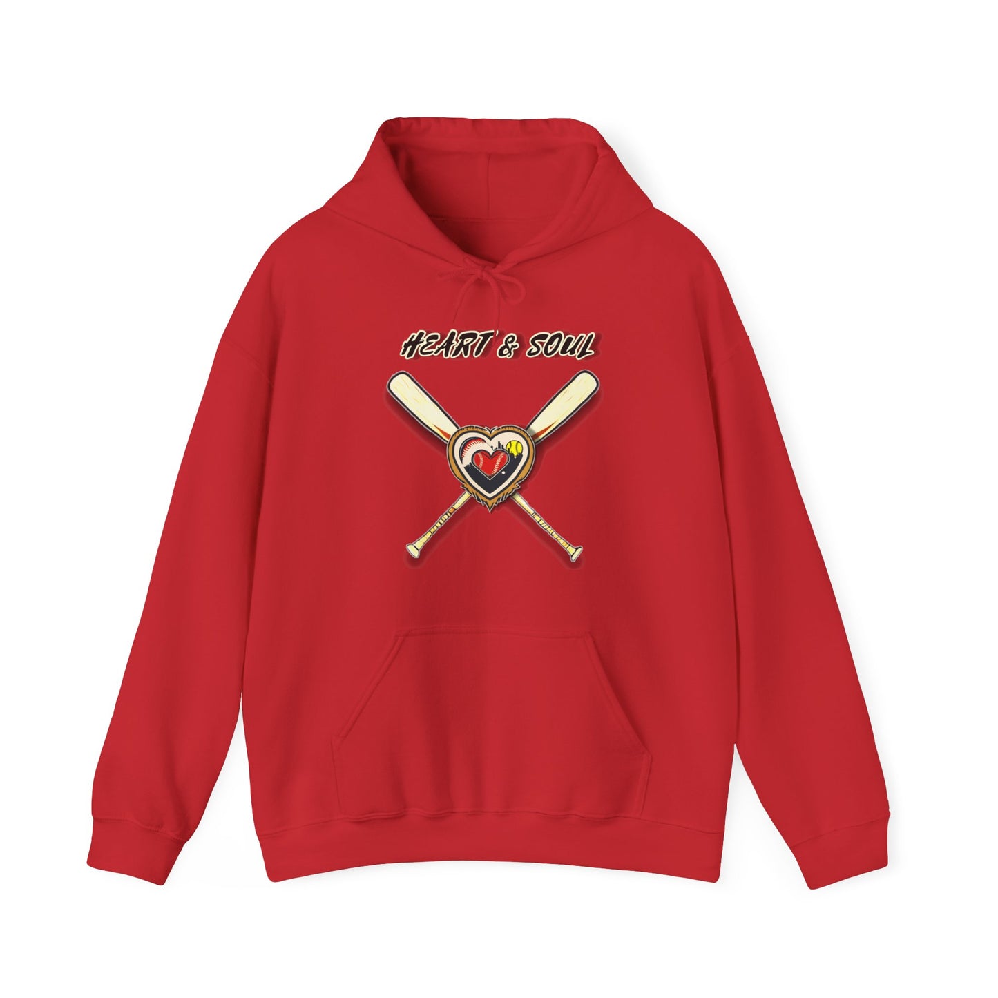 Heart & Soul Softball, Unisex Heavy Blend™ Hooded Sweatshirt