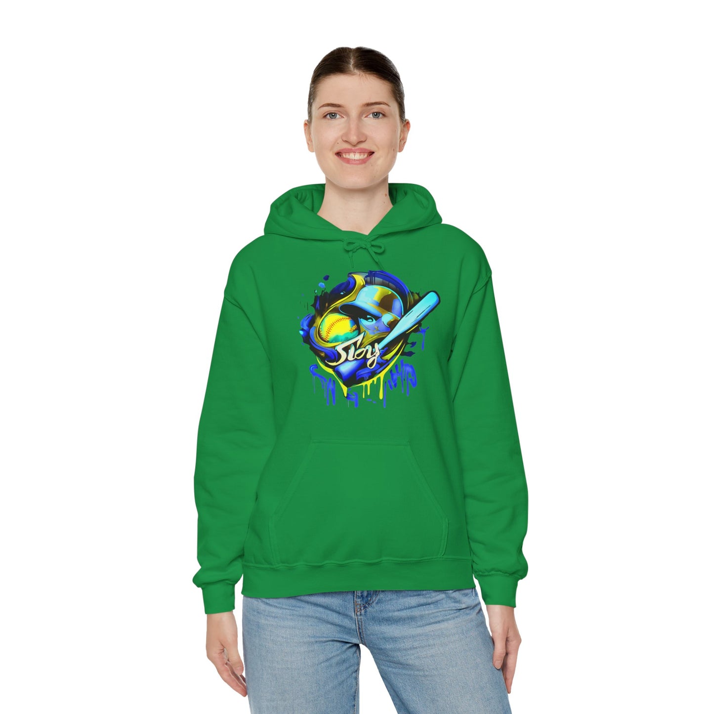 Softball Slay, Unisex Heavy Blend™ Hooded Sweatshirt