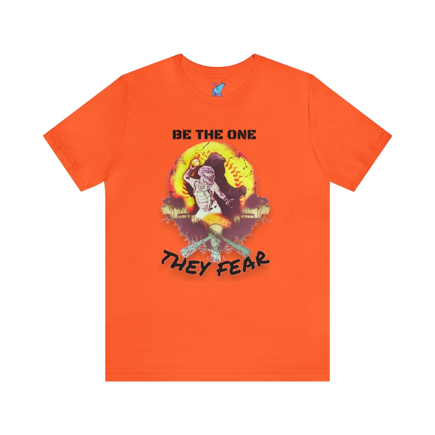 Be the One They Fear Softball Catcher T-Shirt - Unleash Your Inner Fearless Competitor! Unisex Jersey Short Sleeve Tee