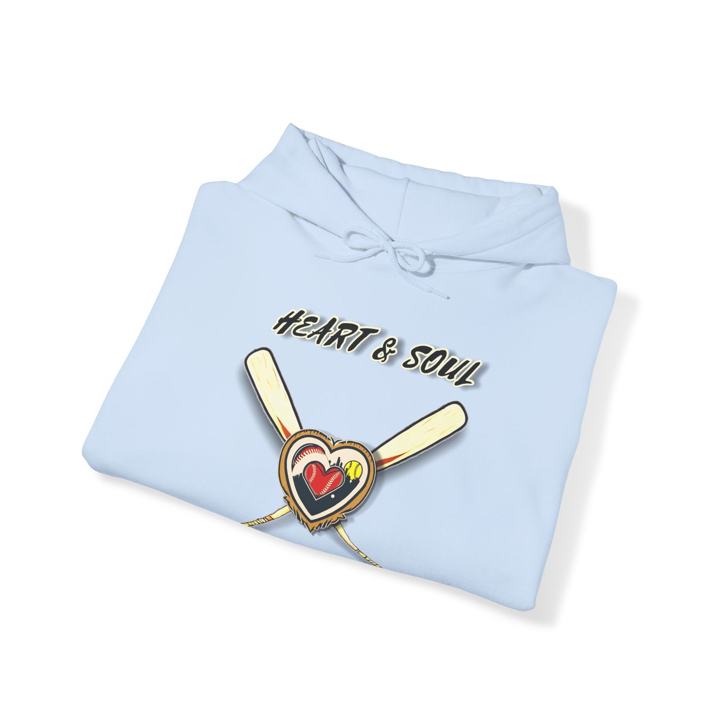 Heart & Soul Softball, Unisex Heavy Blend™ Hooded Sweatshirt