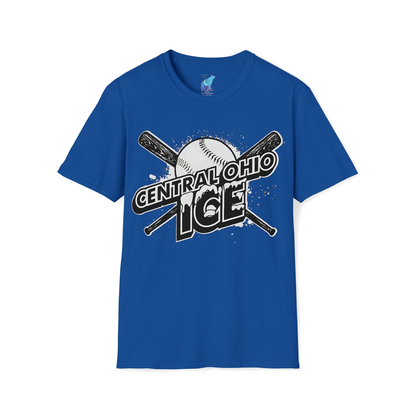 Central Ohio Ice Original Logo, Unisex Softstyle T-Shirt