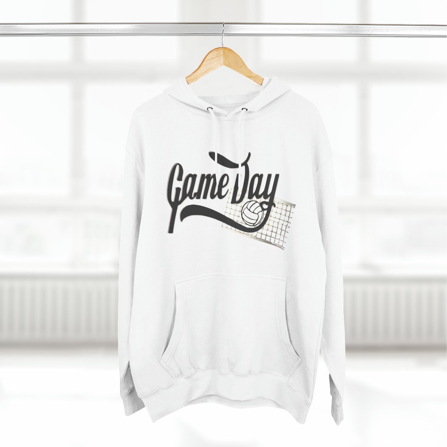 Game Day Volleyball Three-Panel Fleece Hoodie