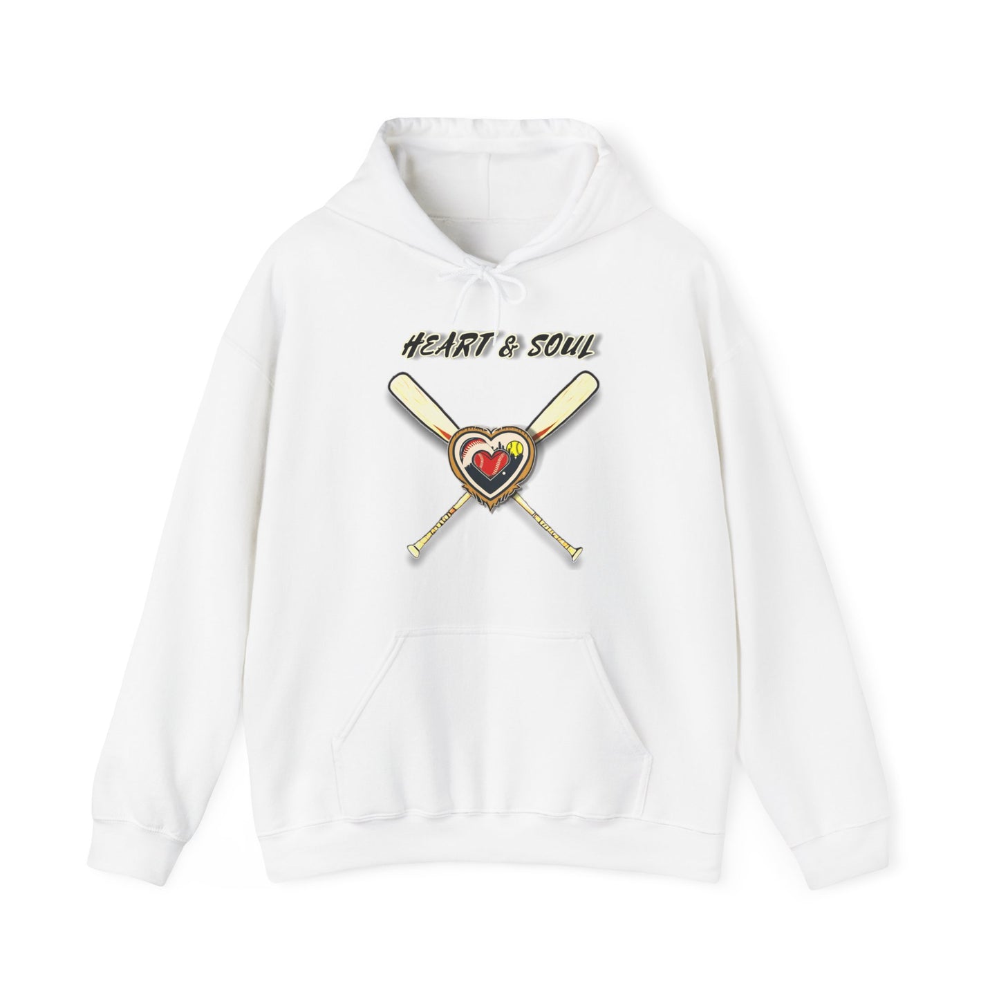 Heart & Soul Softball, Unisex Heavy Blend™ Hooded Sweatshirt