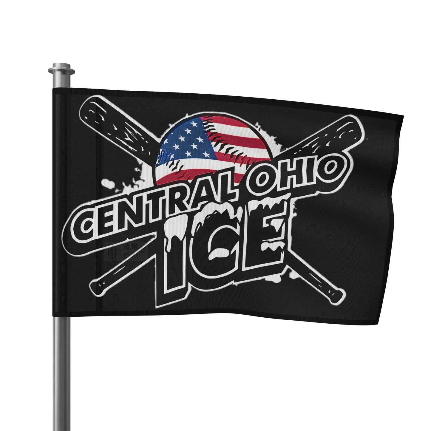 Central Ohio Ice Decorative Flag