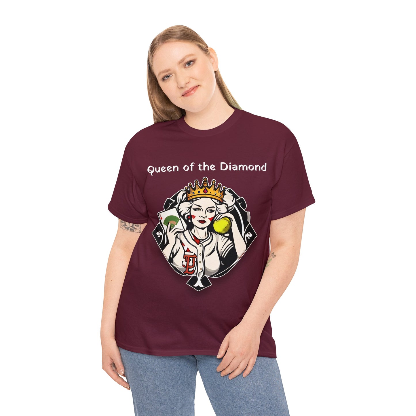 Queen of the Diamond Unisex Heavy Cotton Tee