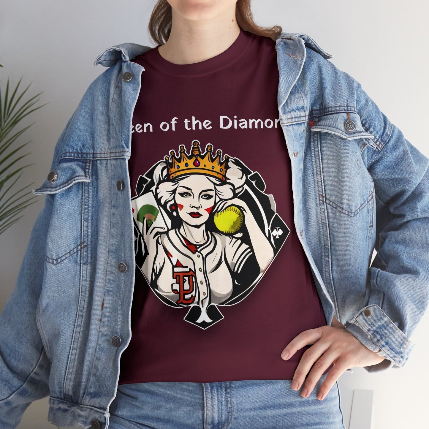 Queen of the Diamond Unisex Heavy Cotton Tee