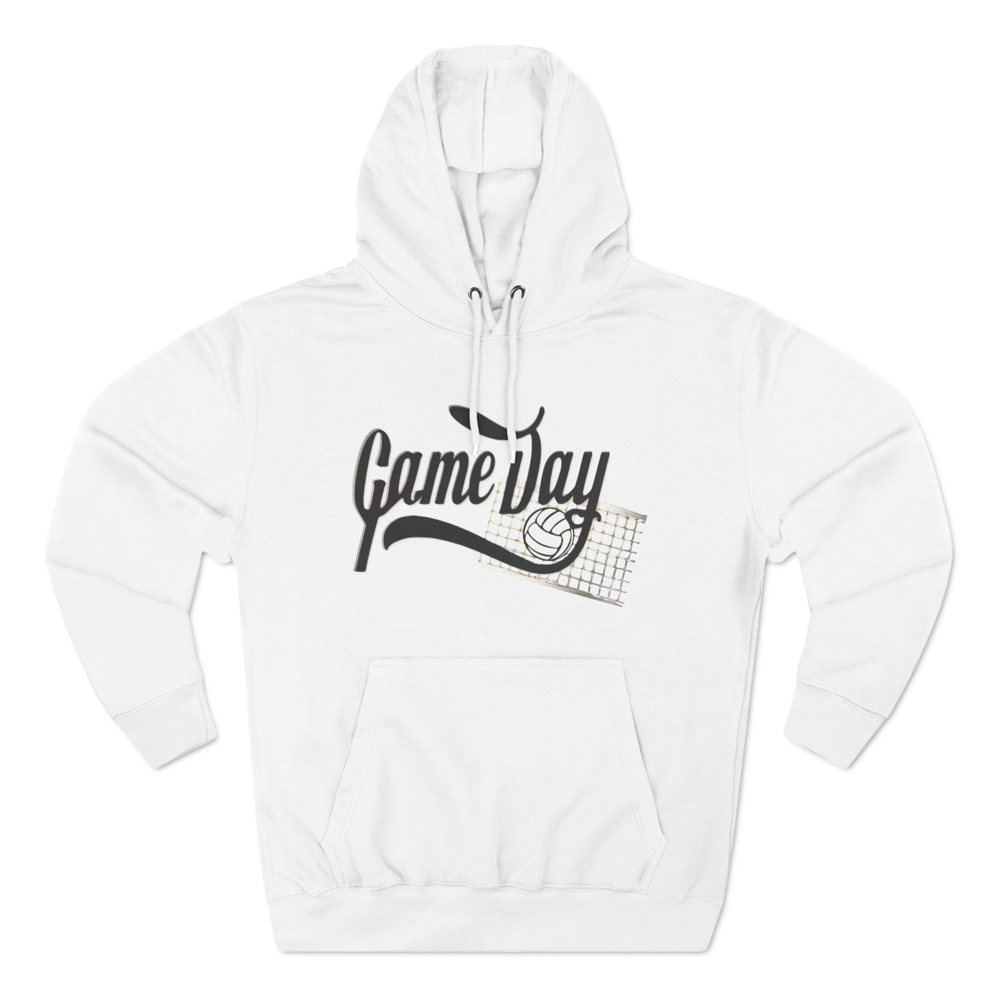 Game Day Volleyball Three-Panel Fleece Hoodie