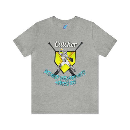 Catchers a Pitchers Hero Unisex Jersey Short Sleeve Tee