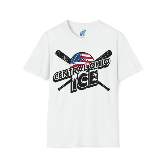 Central Ohio Ice 23/24 Season Special Release Flag design, Unisex Softstyle T-Shirt