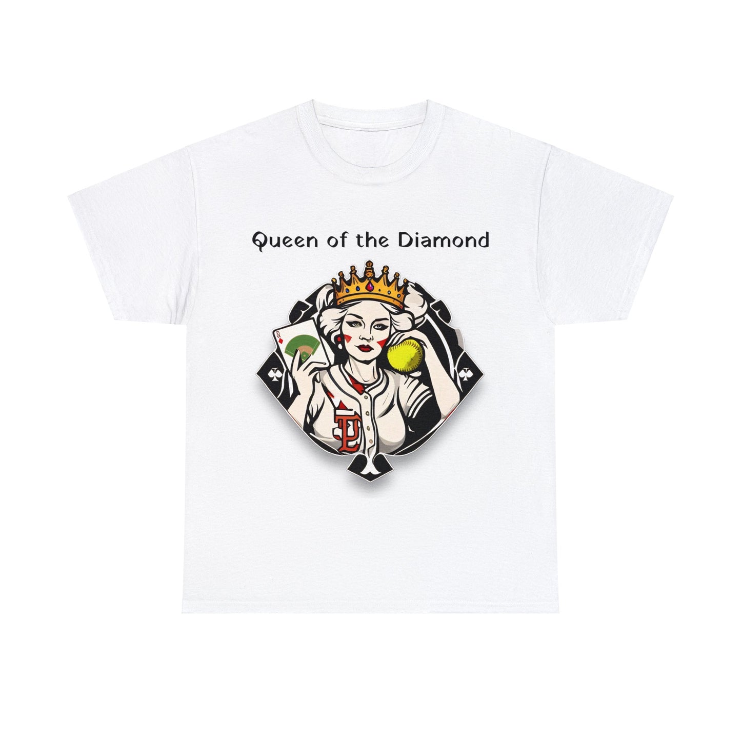 Queen of the Diamond Unisex Heavy Cotton Tee