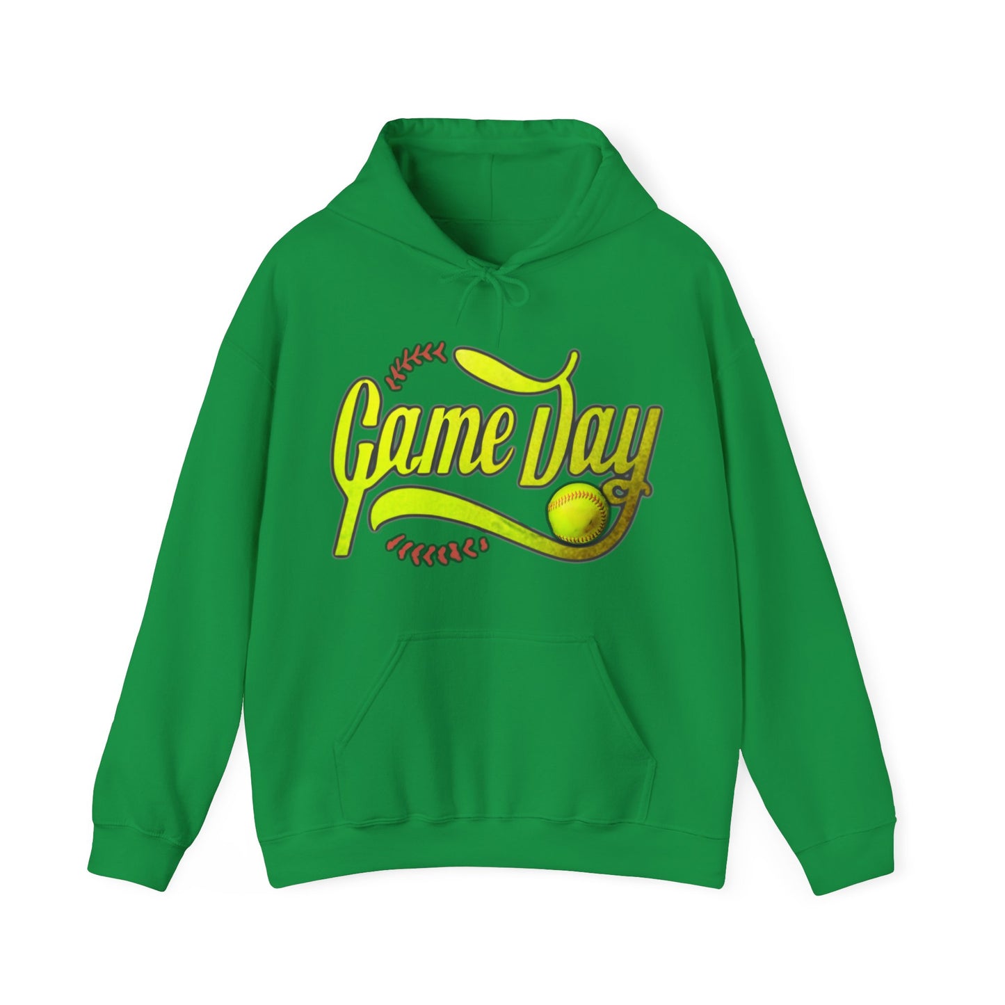 Game Day Softball, Unisex Heavy Blend™ Hooded Sweatshirt