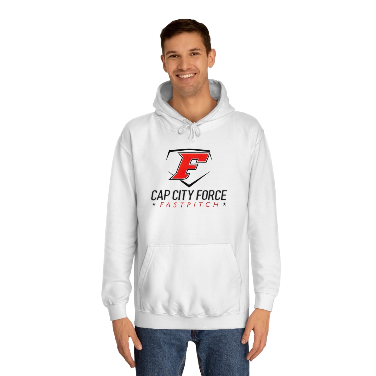 Cap City Force Softball Pitcher Dictionary Description Unisex College Hoodie