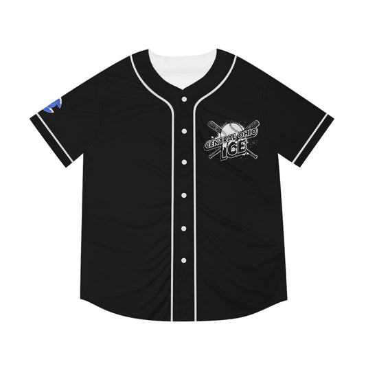 Central Ohio Ice Men's Baseball Jersey (AOP)