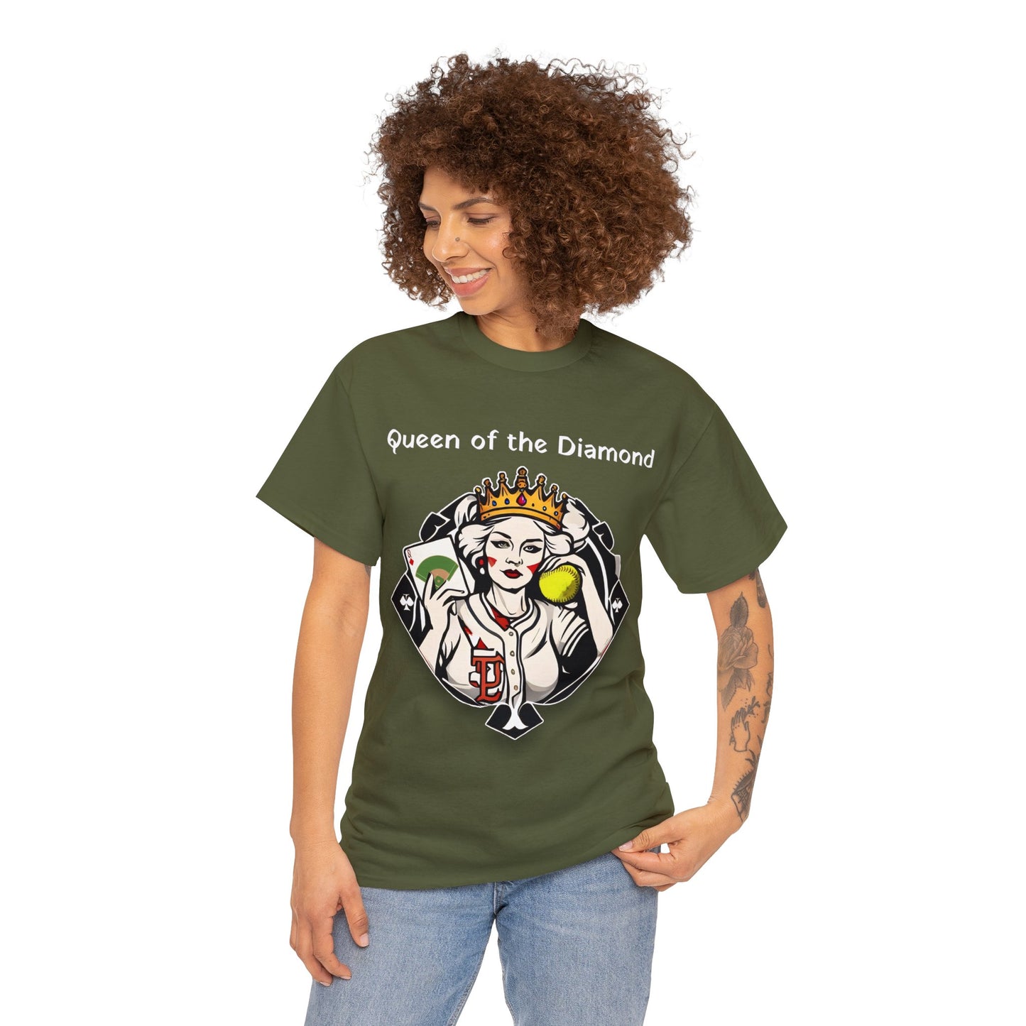 Queen of the Diamond Unisex Heavy Cotton Tee