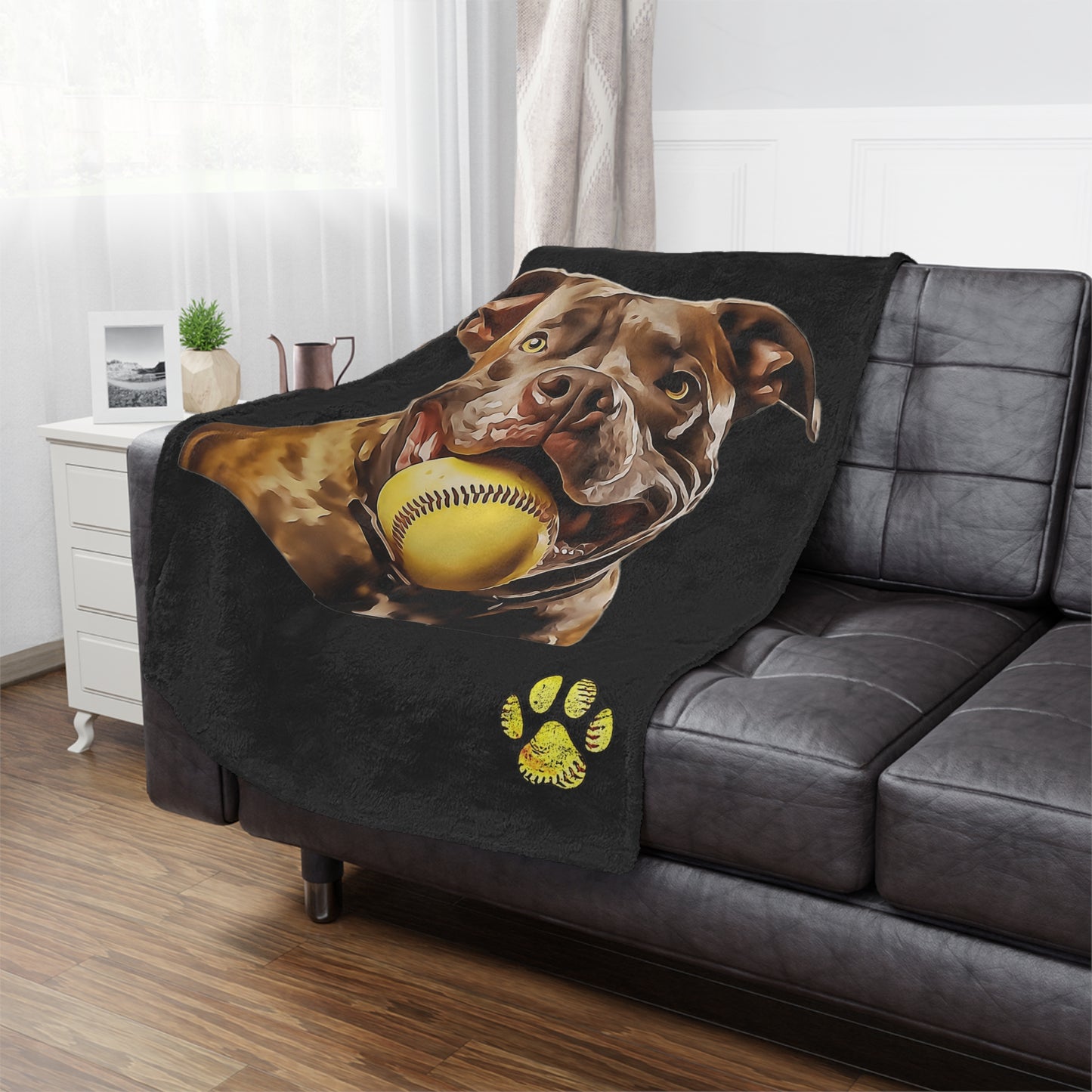 Pitbull Minky Blanket