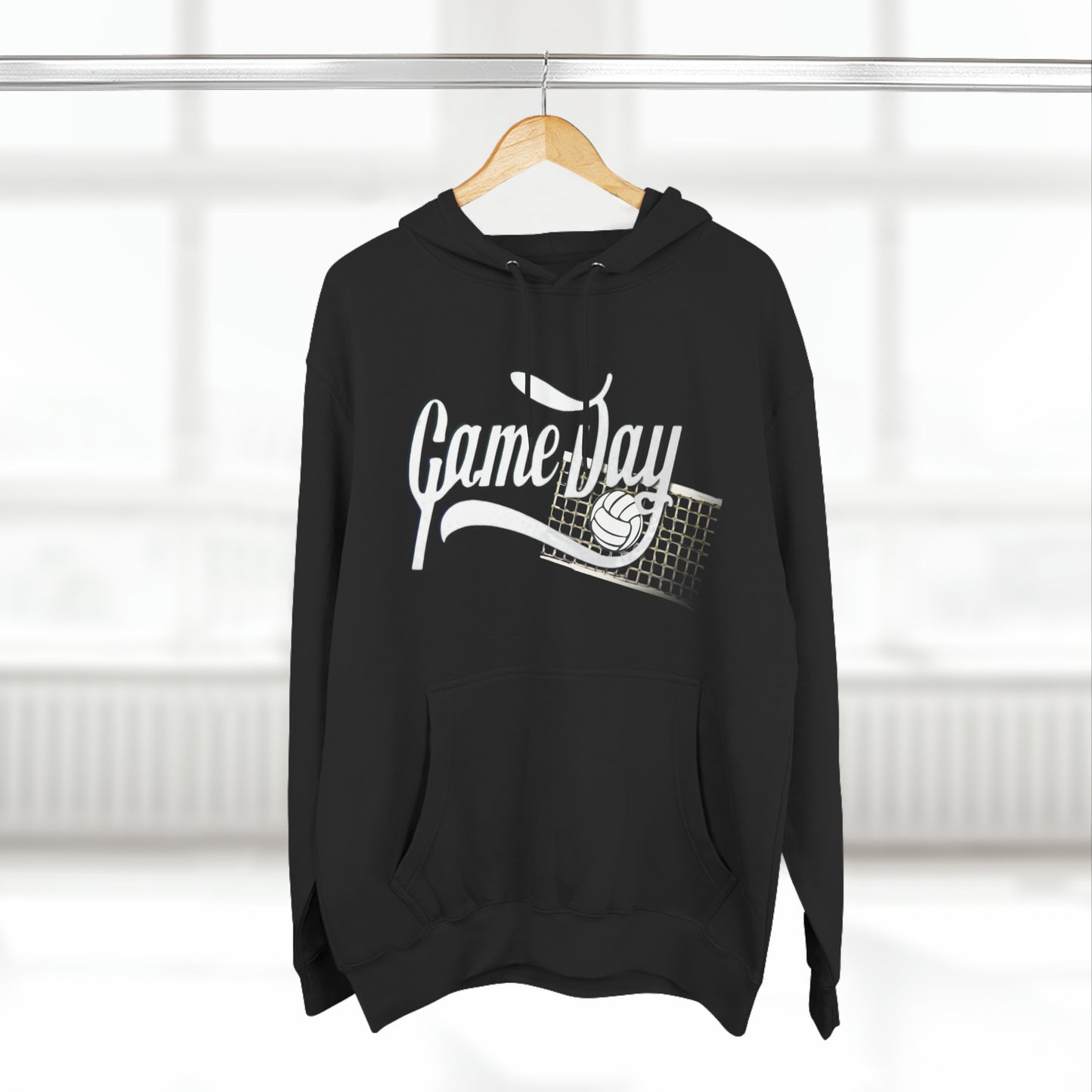 Game Day Volleyball Three-Panel Fleece Hoodie