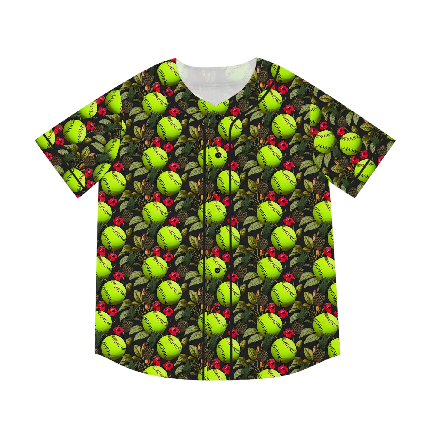 Men's Hawaiian Softball Jersey (AOP)