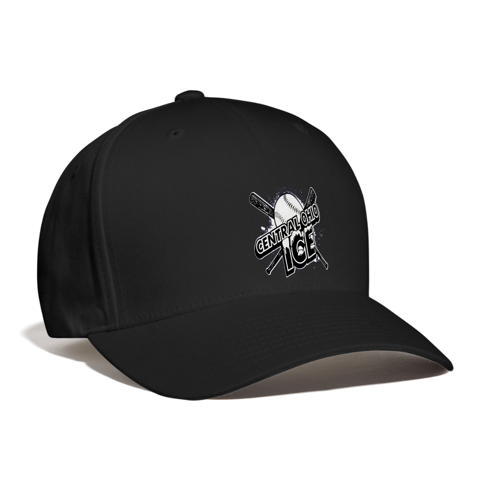 Central Ohio Ice Fitted Hat - black