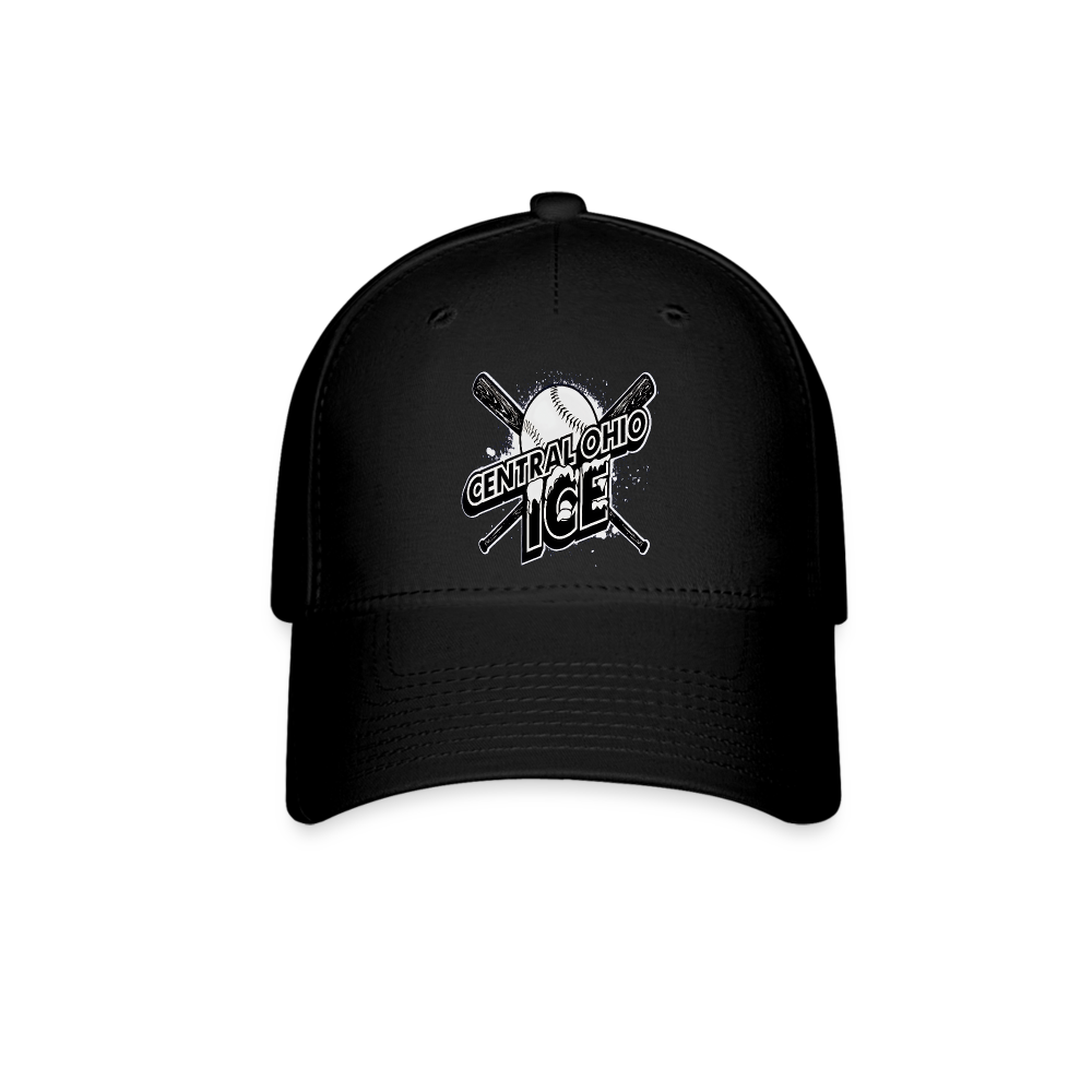 Central Ohio Ice Fitted Hat - black